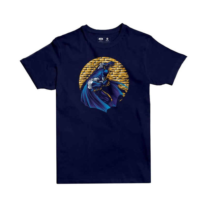 Jobedu Batman Spotlight T-shirt - M - Navy Blue - تي-شيرت